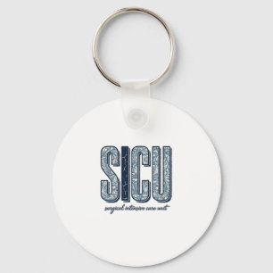 SICU Chirurgische Intensive Care Unit Vintage T-sh Sleutelhanger
