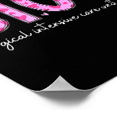 Sicu Nurse Heart Valentines Day Surgical Intensive Poster (Hoek)