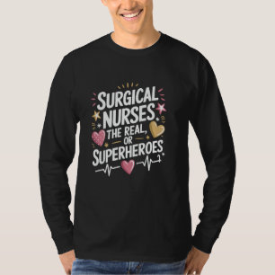 SICU-operatiekamer verpleegkundig ontwerp chirurgi T-shirt