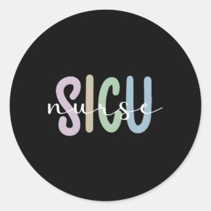 SICU Verpleegkundige Waardering Chirurgische Inten Ronde Sticker
