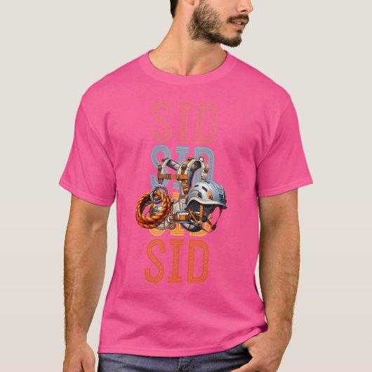 Sid Aangepast Klimhobbyist T-shirt (Voorkant)