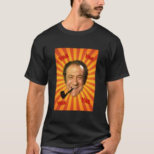 Sid James Laughing Yak Yak Yak T Shirt (Voorkant)