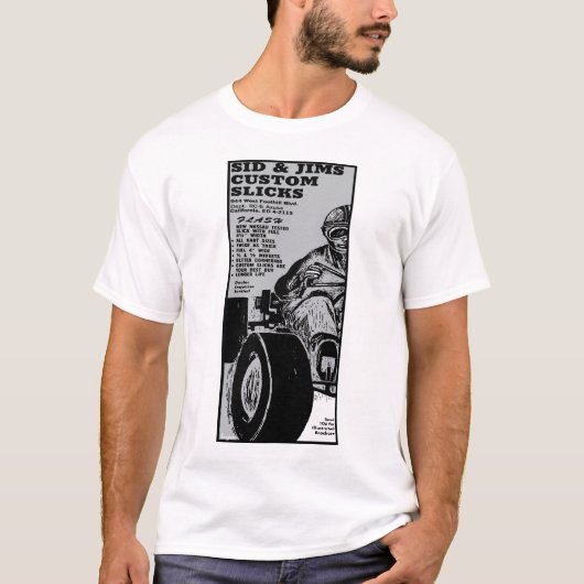 Sid & Jims Racing Slicks T-shirt (Voorkant)