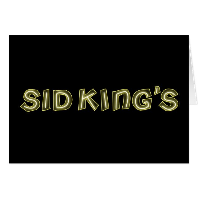 sid king ' club (Voorkant Horizontaal)