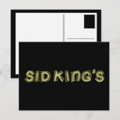 sid king ' club briefkaart (Voorkant / Achterkant)
