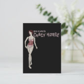 sid king's gekke paardenmannequin briefkaart (Staand voorkant)