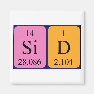 Sid periodiek table name magnet