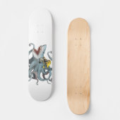 Sid riding Sharktopus skateboard (Voorkant)