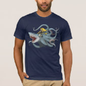 Sid riding Sharktopus T-shirt (Voorkant)
