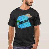 sidari strand carolina kermas t-shirt (Voorkant)