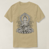 Siddartha Buddha Halftone T-shirt (Design voorkant)