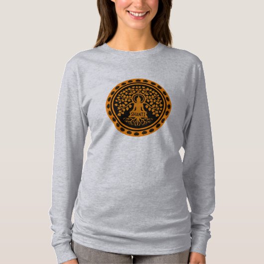 Siddhartha Gautama, Boeddhistische kunst T-shirt (Voorkant)