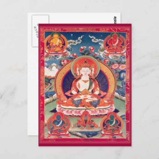 Siddhārtha Gautama Buddha Briefkaart (Voorkant / Achterkant)