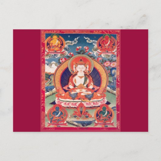 Siddhārtha Gautama Buddha Briefkaart (Voorkant)