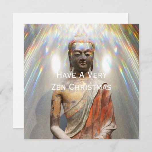 Siddhartha Gautama Statue Kaart (Voorkant / Achterkant)