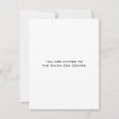 Siddhartha Gautama Statue Kaart (Achterkant)