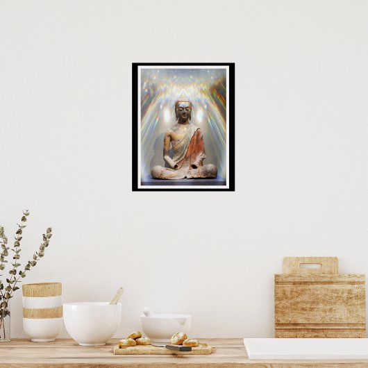 Siddhartha Gautama Statue Poster (Keuken)
