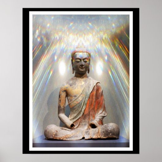 Siddhartha Gautama Statue Poster (Voorkant)