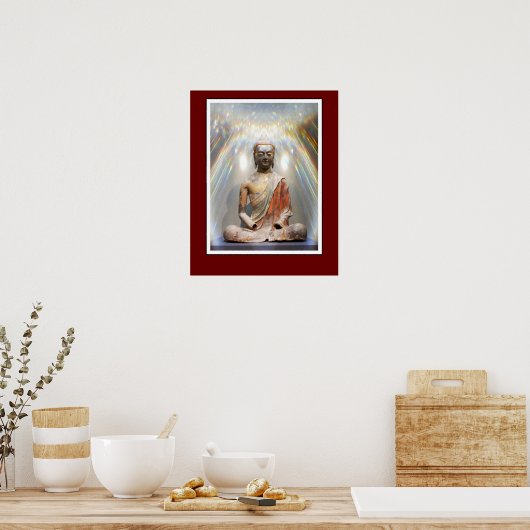 Siddhartha Gautama Statue Poster (Keuken)