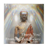 Siddhartha Gautama Statue Tegeltje (Voorkant)