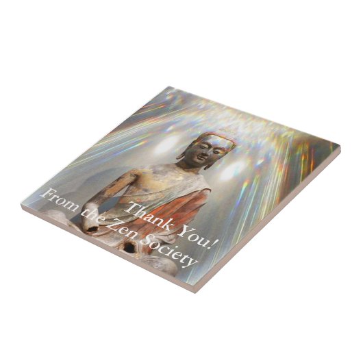 Siddhartha Gautama Statue Tegeltje (Zijkant)