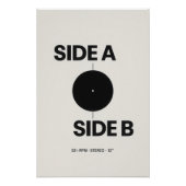 Side A - Side B - Vinyl - Poster (Voorkant)