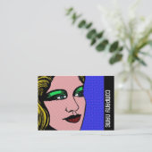 Side Band - Pop Girl Visitekaartje (Staand voorkant)