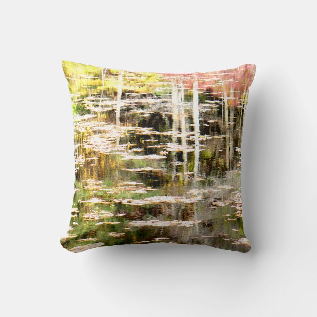 Side Bog bij Walden Pond Kussen (Voorkant)