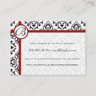 Side Borders Black Damask Reactie Website Kaarten