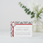 Side Borders Black Damask Reactie Website Kaarten (Staand voorkant)