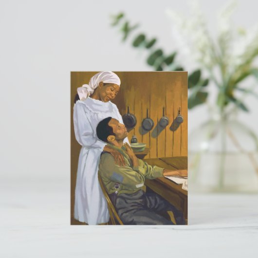 Side by Side Briefkaart (Staand voorkant)