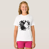 Side-by-Side Pugs at Rest T-shirt (Voorkant volledig)