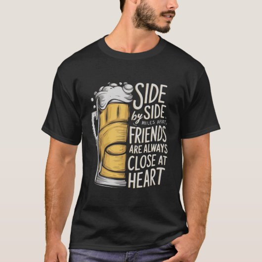 Side by Side Vriendschap T-Shirt (Voorkant)