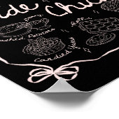 Side Chick And Main Man Funny Thanksgiving Couple  Poster (Hoek)