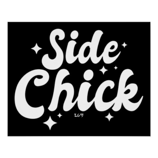 SIDE CHICK grappige Thanksgiving Perfect Poster (Voorkant)