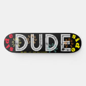 SIDE DUDE OFFICIËLE JMT 8 1/4" Skateboard Deck (Horizontaal)