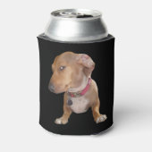 Side Eye Dog Meme Dubbelzijdig Zwart Blikjeskoeler (Blikje Achterkant)