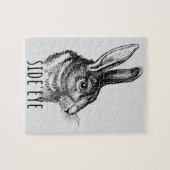 Side Eye Funny Bunny Legpuzzel (Horizontaal)