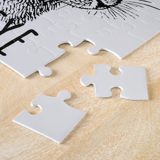 Side Eye Funny Bunny Legpuzzel (Zijkant)