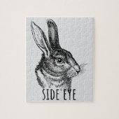 Side Eye Funny Bunny Legpuzzel (Verticaal)