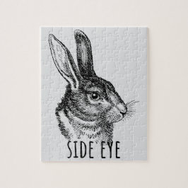 Side Eye Funny Bunny Legpuzzel