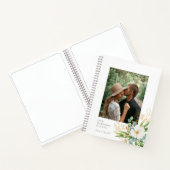Side Floral Photo Budget Gastenboek Notitieboek (Binnen)