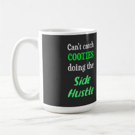 Side Hustle Cooties Neon Green-tekst Koffiemok