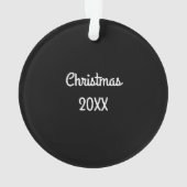 Side Hustle vs. Grind Dancing Neon Yellow Text Ornament (achterkant)