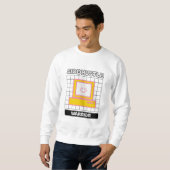 Side Hustle Warrior Retro Tech Trui (Voorkant volledig)