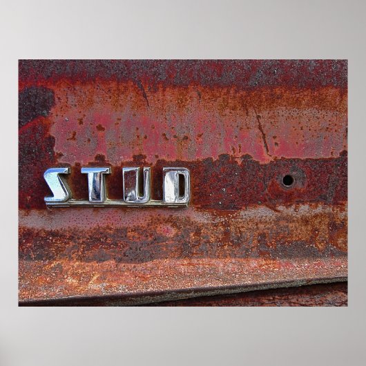 SIDE PANEL STUDEBAKER EMBLEM 1940's Poster (Voorkant)