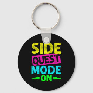 Side Quest-modus Aan Grappige Rave Edm Festival Ga Sleutelhanger