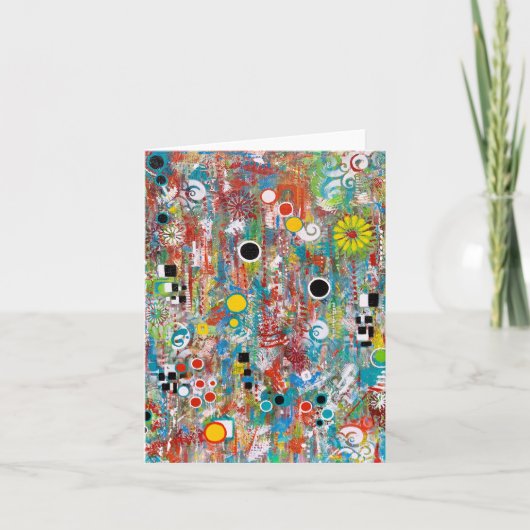 Side Show Blank Notecard Kaart (Voorkant)