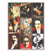 side show freaks goochelaars illusionisten helderz sticker (Voorkant)