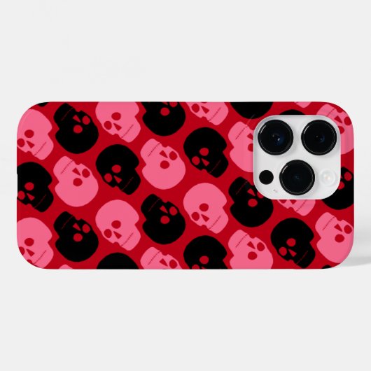 Side Skulls Pattern Case-Mate iPhone Case (Achterkant (horizontaal))